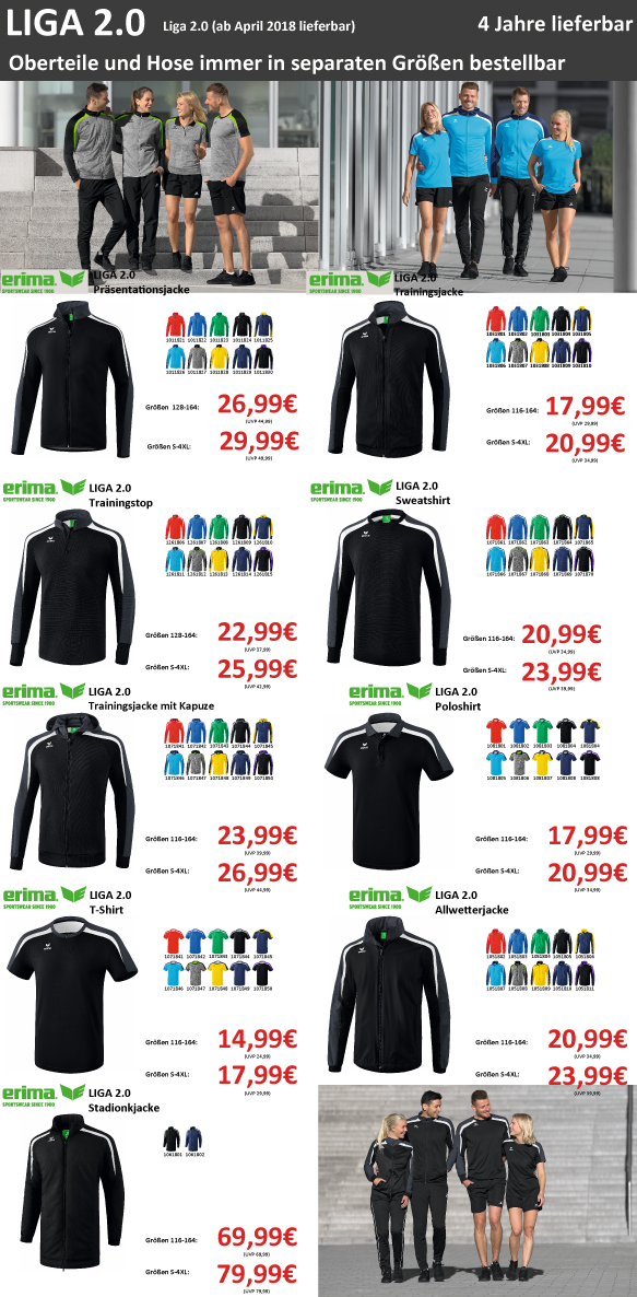 ERIMA neue Linien 2 ERIMA neue Linien 2