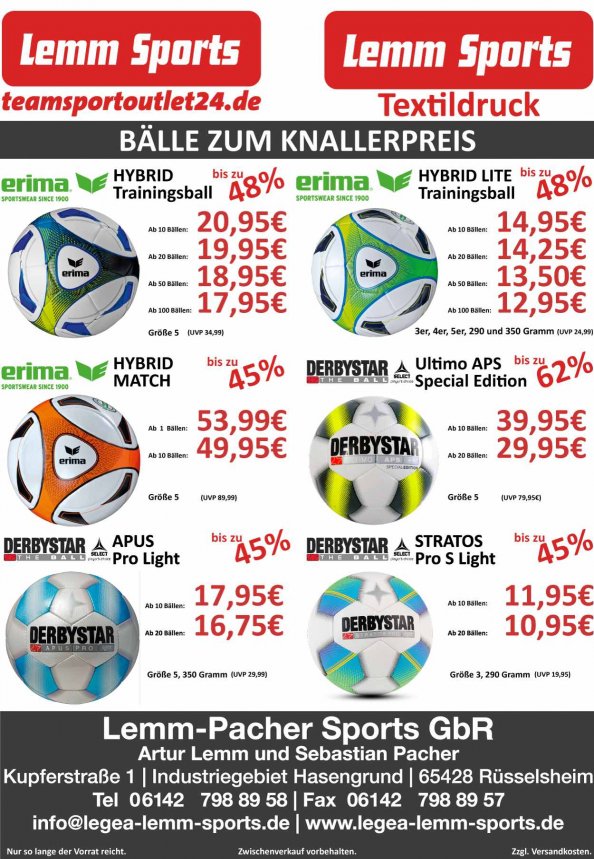 Ballangebote September Ballangebote September